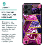 Electroplated Geometric Marble Glass Case for Realme C31
