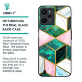 Seamless Green Marble Glass Case for Realme C31