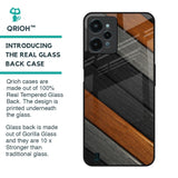 Tri Color Wood Glass Case for Realme C31