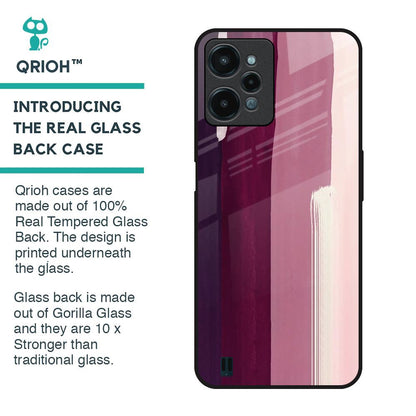 Brush Stroke Art Glass Case for Realme C31