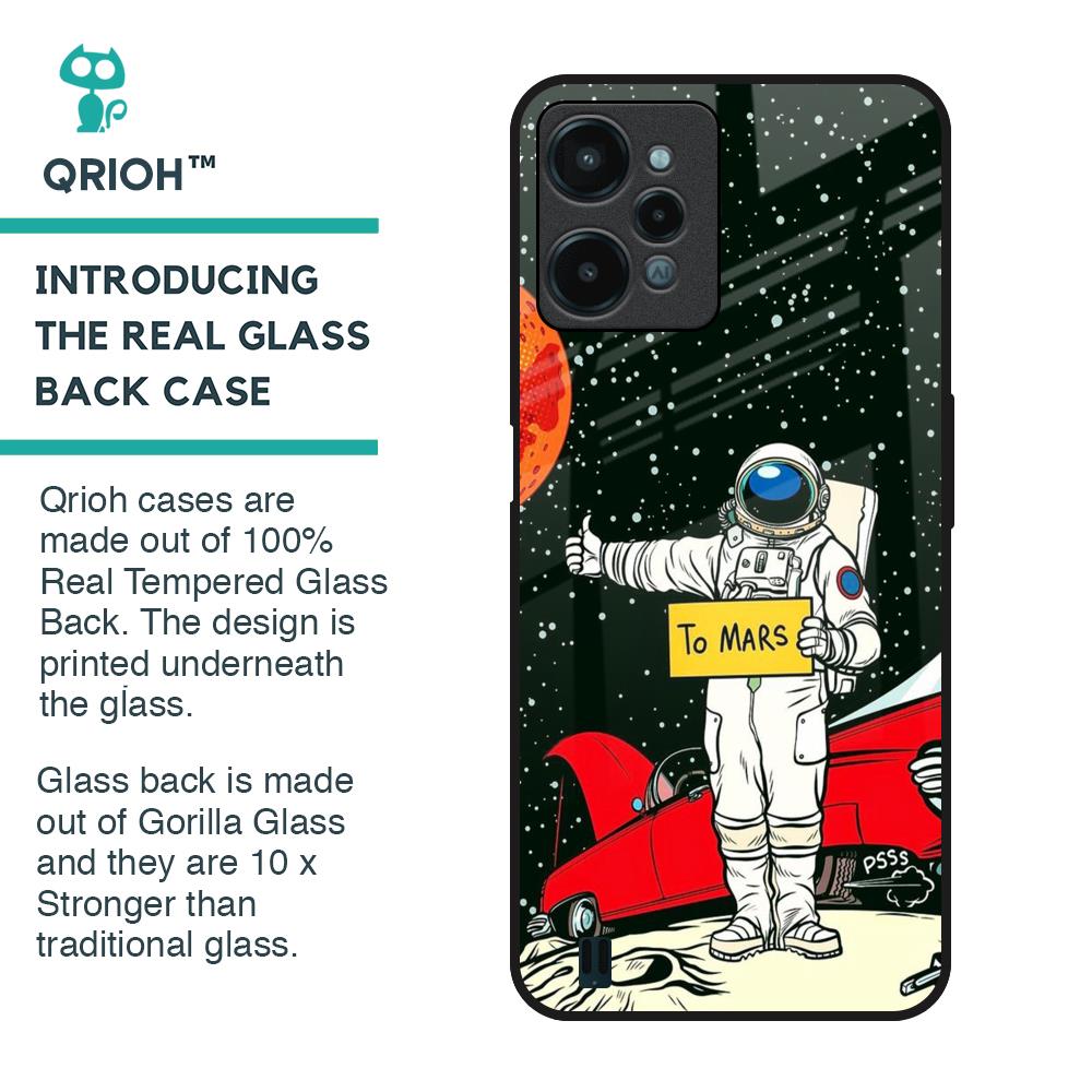 Astronaut on Mars Glass Case for Realme C31