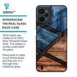 Wooden Tiles Glass Case for Realme C31