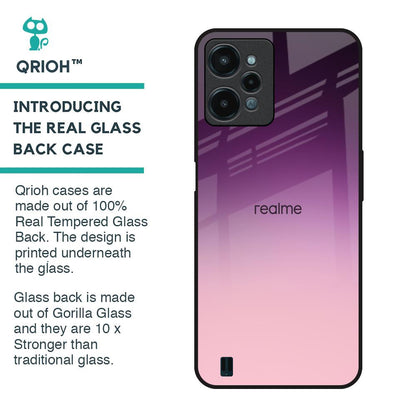 Purple Gradient Glass case for Realme C31