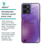 Ultraviolet Gradient Glass Case for Realme C31