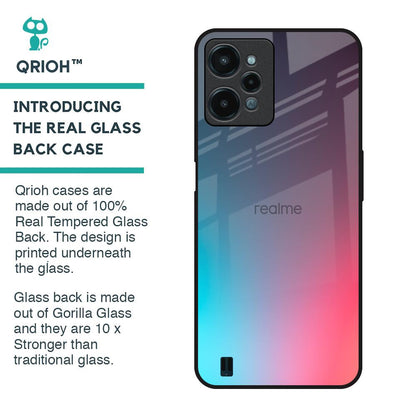 Rainbow Laser Glass Case for Realme C31