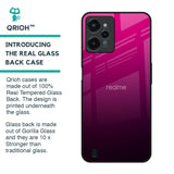 Purple Ombre Pattern Glass Case for Realme C31