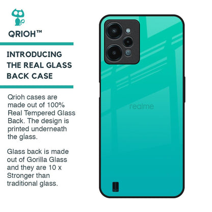 Cuba Blue Glass Case For Realme C31