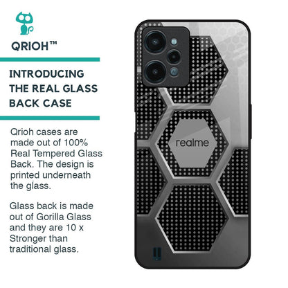 Hexagon Style Glass Case For Realme C31