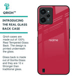 Solo Maroon Glass case for Realme C31