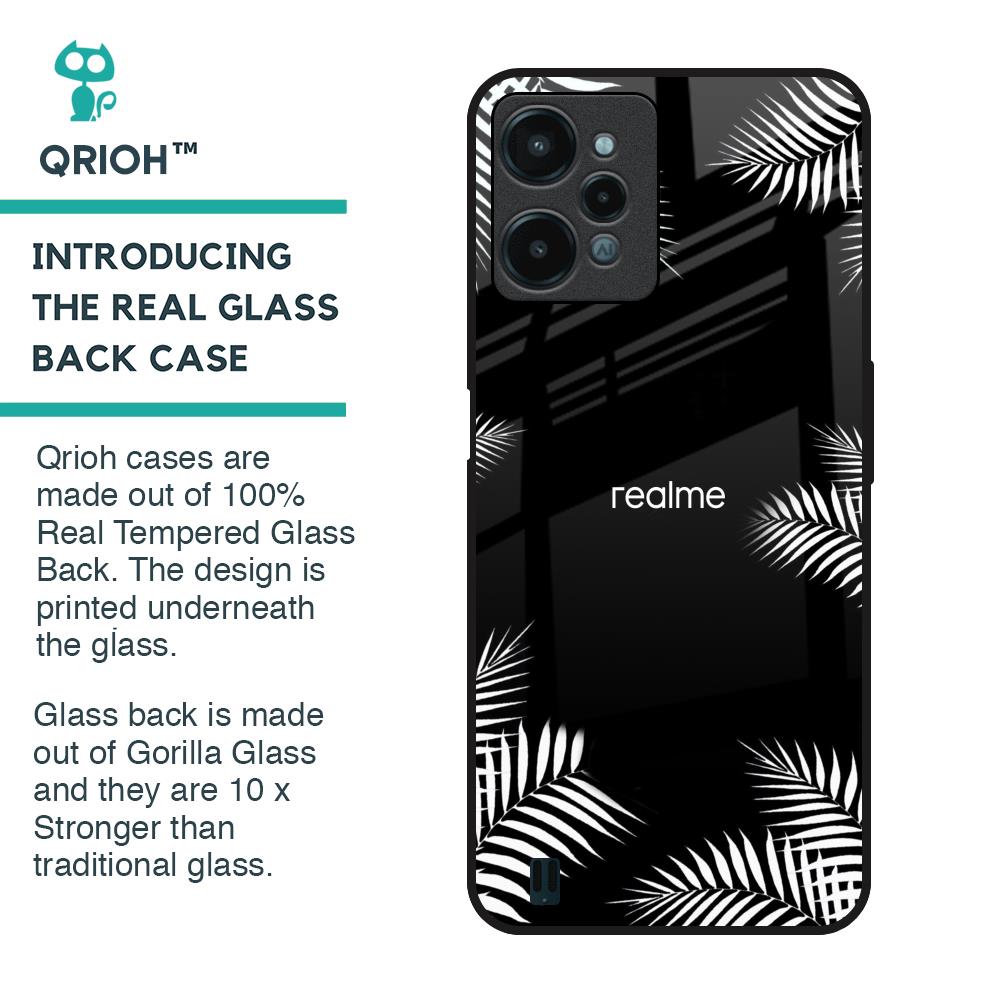 Zealand Fern Design Glass Case For Realme C31
