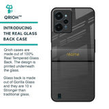 Grey Metallic Glass Case For Realme C31