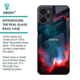 Brush Art Glass Case For Realme C31