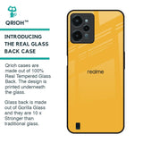 Fluorescent Yellow Glass case for Realme C31