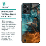 Golden Splash Glass Case for Realme C31