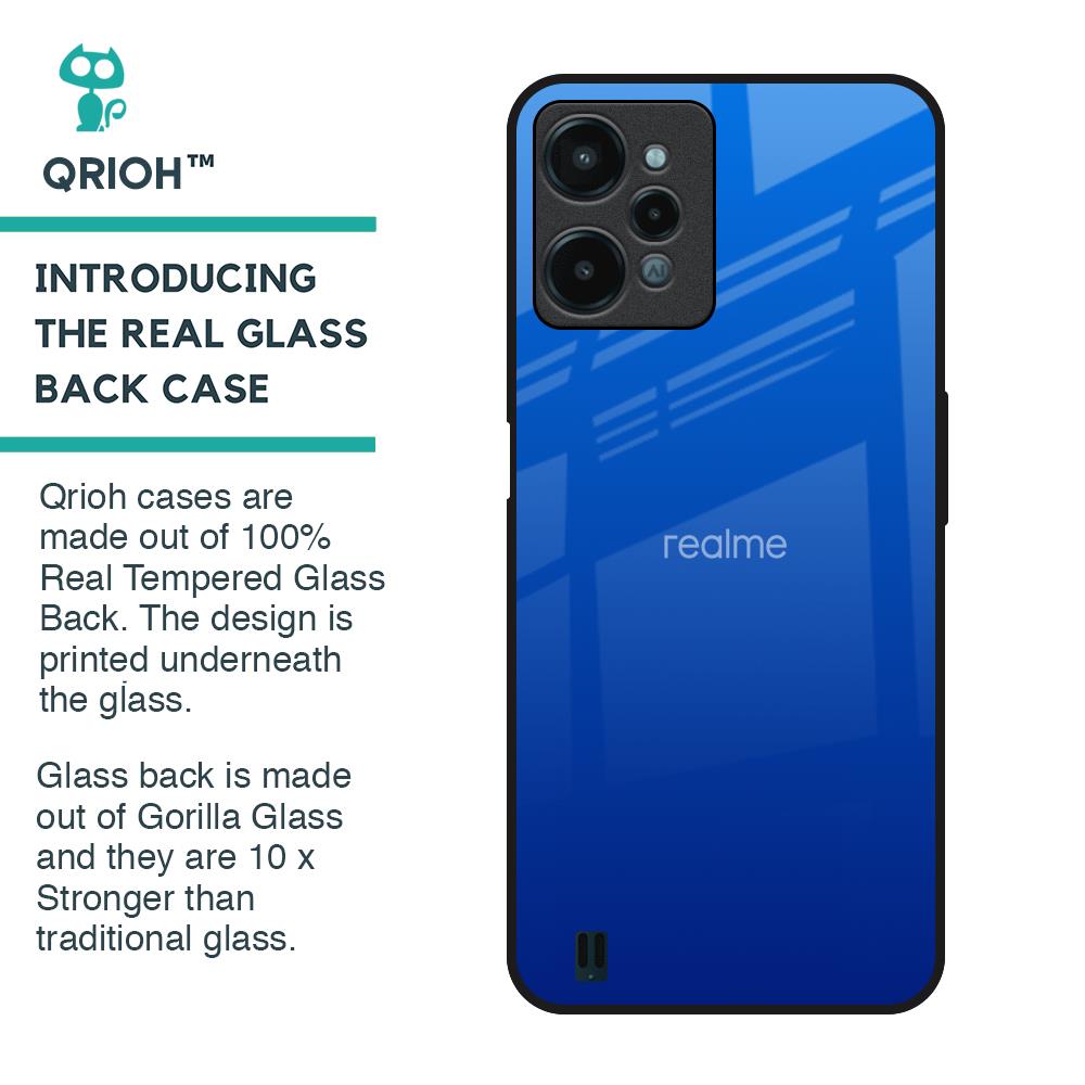 Egyptian Blue Glass Case for Realme C31