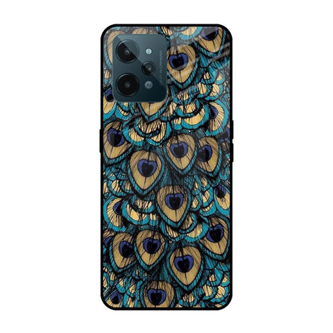 Peacock Feathers Realme C31 Glass Cases & Covers Online