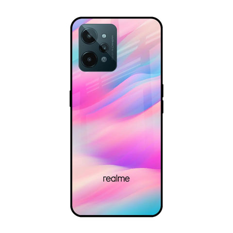 Colorful Waves Realme C31 Glass Cases & Covers Online