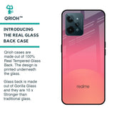 Sunset Orange Glass Case for Realme C31