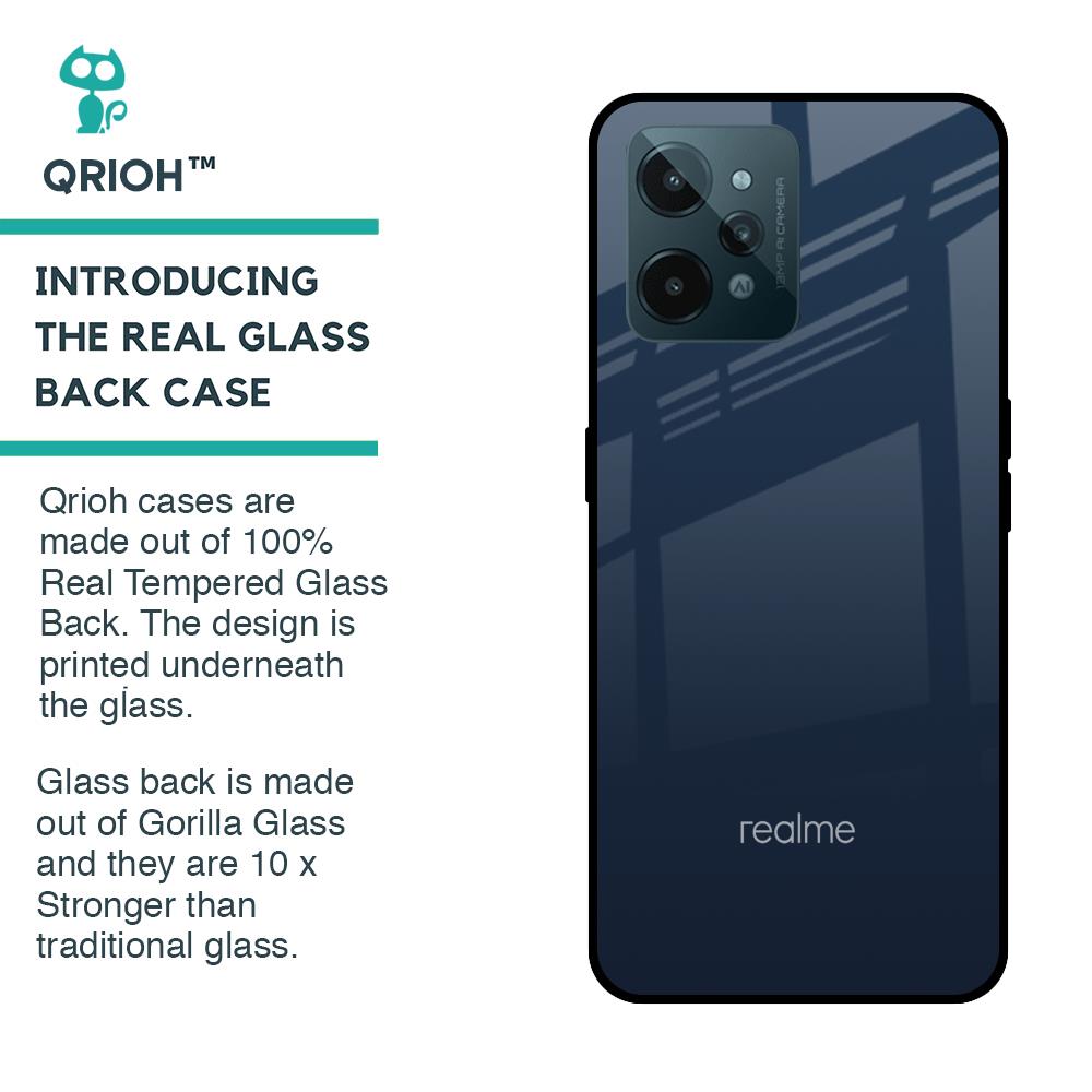Overshadow Blue Glass Case For Realme C31