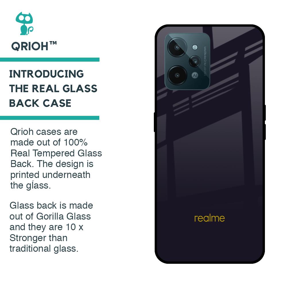 Deadlock Black Glass Case For Realme C31