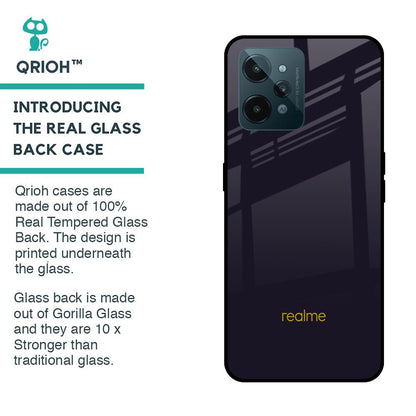 Deadlock Black Glass Case For Realme C31