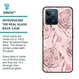 Shimmer Roses Glass case for Realme C31