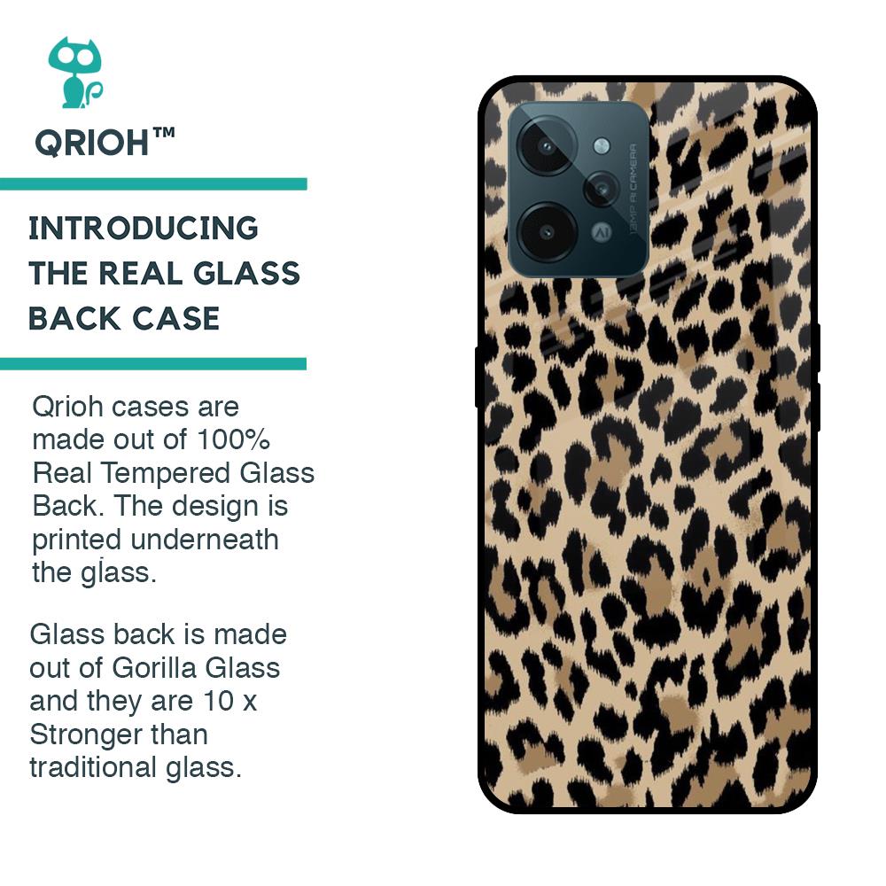 Leopard Seamless Glass Case For Realme C31