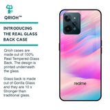 Colorful Waves Glass case for Realme C31