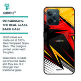Race Jersey Pattern Glass Case For Realme C31