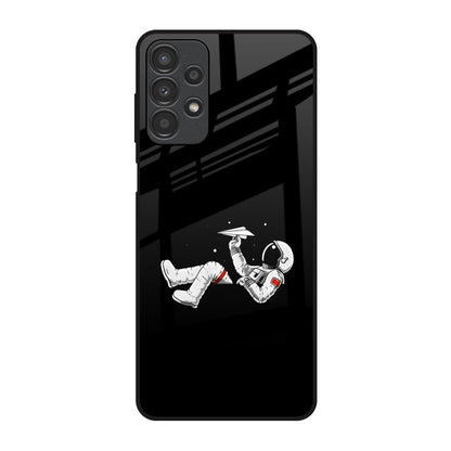Space Traveller Samsung Galaxy A13 Glass Back Cover Online