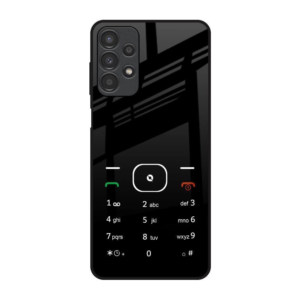 Classic Keypad Pattern Samsung Galaxy A13 Glass Back Cover Online