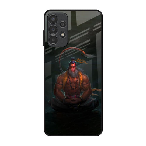 Lord Hanuman Animated Samsung Galaxy A13 Glass Back Cover Online
