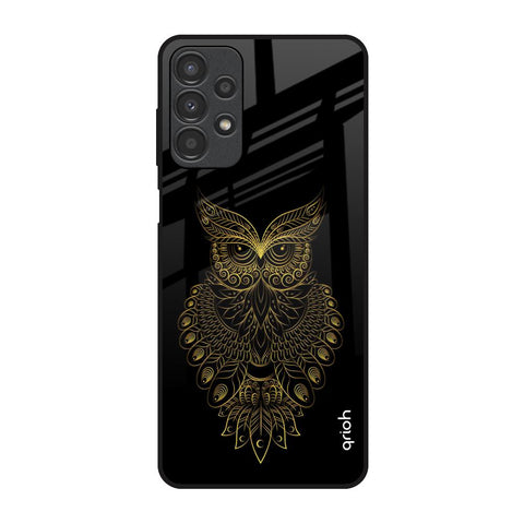 Golden Owl Samsung Galaxy A13 Glass Back Cover Online