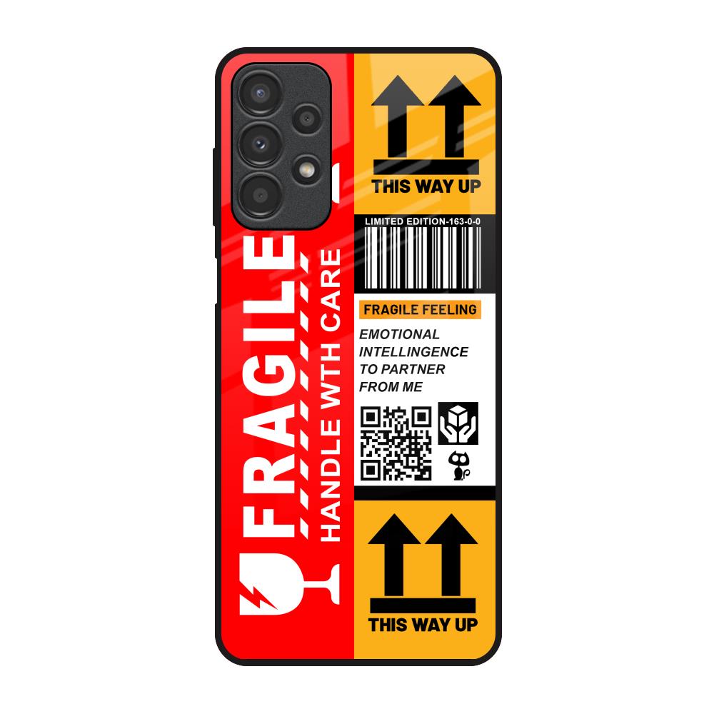 Handle With Care Samsung Galaxy A13 Glass Back Cover Online