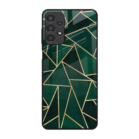 Abstract Green Samsung Galaxy A13 Glass Back Cover Online