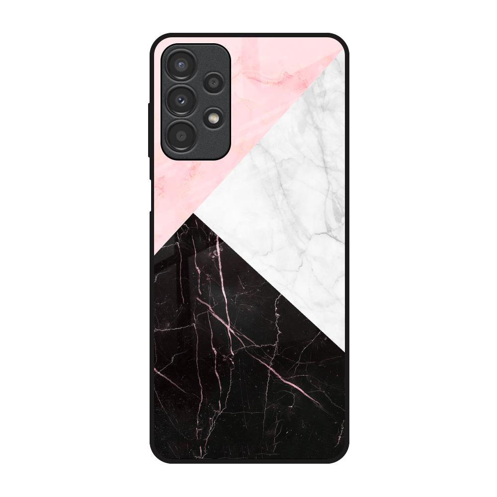 Marble Collage Art Samsung Galaxy A13 Glass Back Cover Online