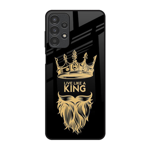 King Life Samsung Galaxy A13 Glass Back Cover Online