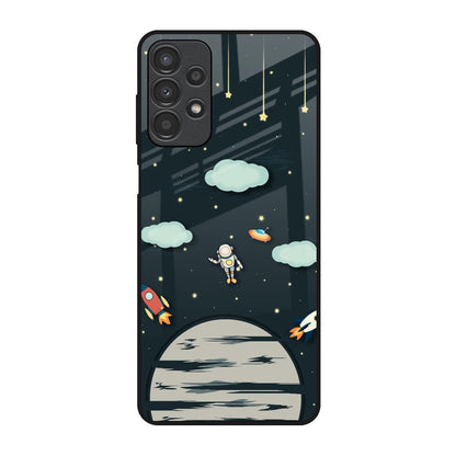 Astronaut Dream Samsung Galaxy A13 Glass Back Cover Online