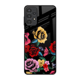 Floral Decorative Samsung Galaxy A13 Glass Back Cover Online