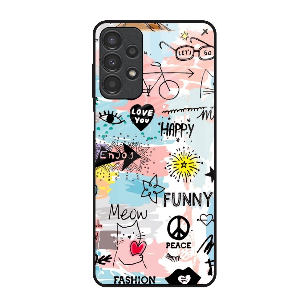 Just For You Samsung Galaxy A13 Glass Back Cover Online
