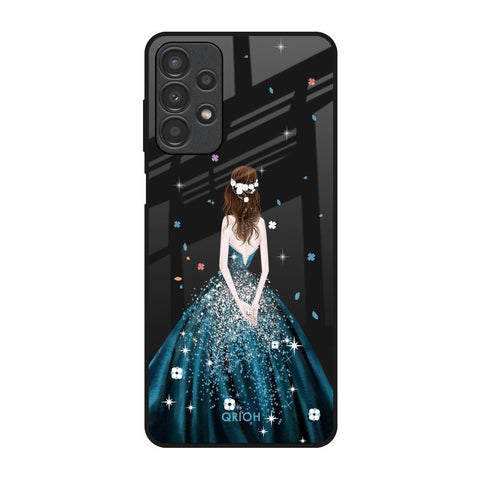 Queen Of Fashion Samsung Galaxy A13 Glass Back Cover Online