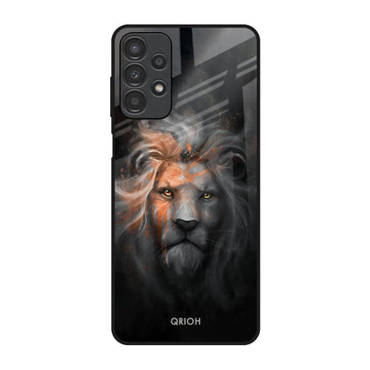 Devil Lion Samsung Galaxy A13 Glass Back Cover Online