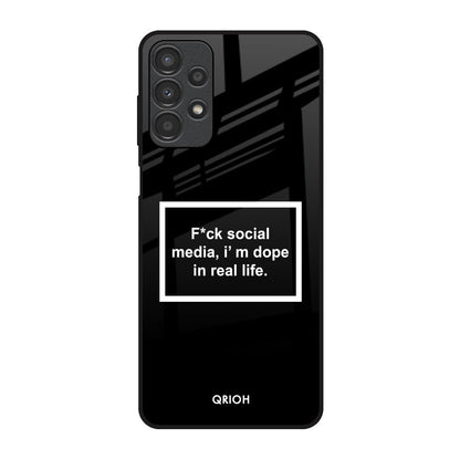 Dope In Life Samsung Galaxy A13 Glass Back Cover Online