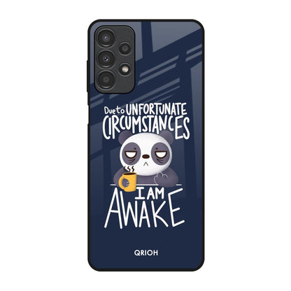 Struggling Panda Samsung Galaxy A13 Glass Back Cover Online