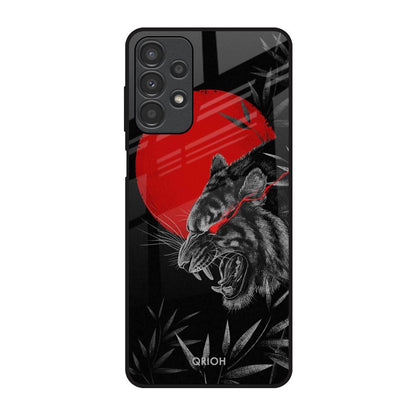 Red Moon Tiger Samsung Galaxy A13 Glass Back Cover Online