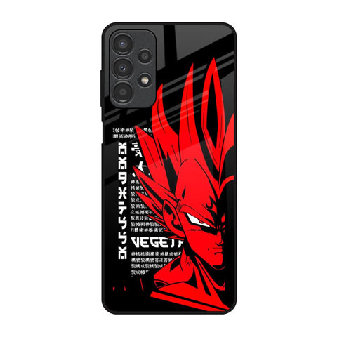 Red Vegeta Samsung Galaxy A13 Glass Back Cover Online
