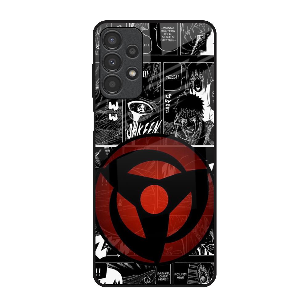 Sharingan Samsung Galaxy A13 Glass Back Cover Online