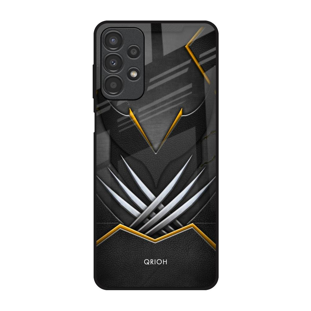 Black Warrior Samsung Galaxy A13 Glass Back Cover Online