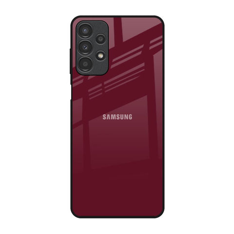 Classic Burgundy Samsung Galaxy A13 Glass Back Cover Online