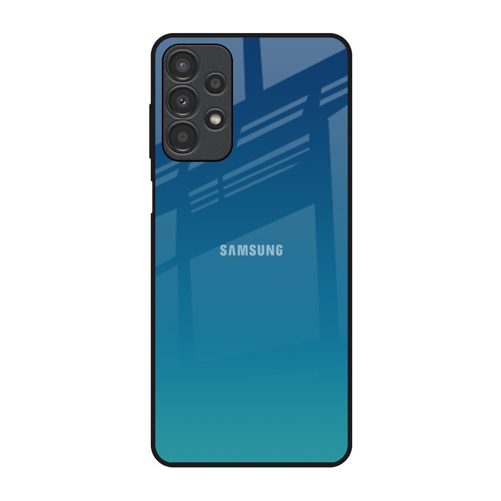 Celestial Blue Samsung Galaxy A13 Glass Back Cover Online